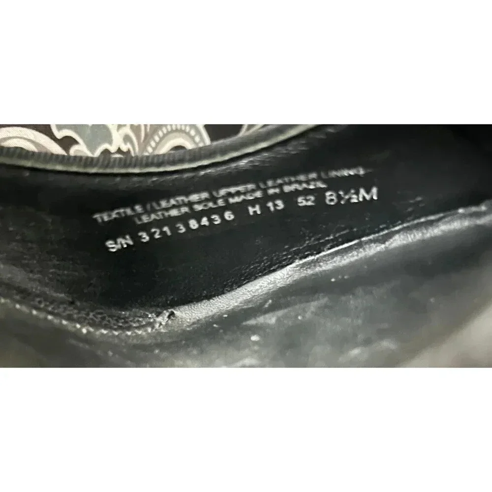 Tory Burch Bernice Leather Pointed Toe Logo Charm High Heels Pumps Shoes